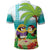 Hawaii Penguin Couple Polo Shirt Hawaiian Kakau - Tropical Summer Vibes