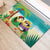 Hawaii Penguin Couple Rubber Doormat Hawaiian Kakau - Tropical Summer Vibes