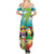 Hawaii Penguin Couple Summer Maxi Dress Hawaiian Kakau - Tropical Summer Vibes