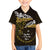 New Zealand Matariki Kid Hawaiian Shirt Maori New Year Silver Fern And Lizard - Gold