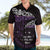 New Zealand Matariki Hawaiian Shirt Maori New Year Silver Fern And Lizard - Purple