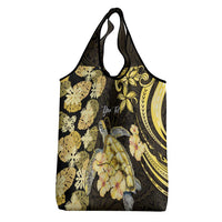 Personalised Aloha Hawaii Oahu Island Grocery Bag Gathering Place Sea Turtle Ilima Flowers