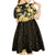 Personalised Aloha Hawaii Oahu Island Kid Short Sleeve Dress Gathering Place Sea Turtle Ilima Flowers