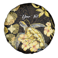 Personalised Aloha Hawaii Oahu Island Spare Tire Cover Gathering Place Sea Turtle Ilima Flowers