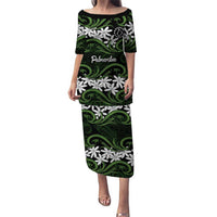 Personalised Cook Islands Palmerston Puletasi Tiare Maori Polynesian Waves Tattoo