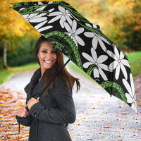 Personalised Cook Islands Palmerston Umbrella Tiare Maori Polynesian Waves Tattoo