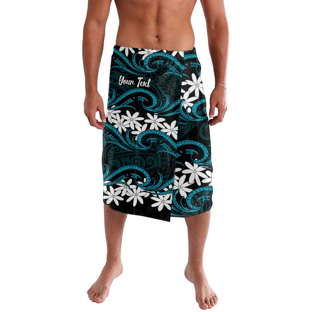 Personalised Cook Islands Penrhyn Atoll Lavalava Tiare Maori Polynesian Waves Tattoo