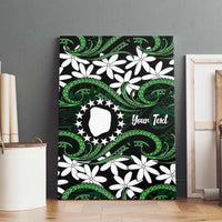 Personalised Cook Islands Mitiaro Canvas Wall Art Tiare Maori Polynesian Waves Tattoo