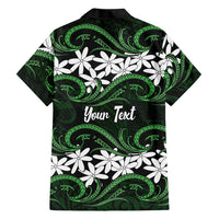 Personalised Cook Islands Mitiaro Family Matching Mermaid Dress and Hawaiian Shirt Tiare Maori Polynesian Waves Tattoo LT14 - Polynesian Pride