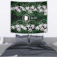 Personalised Cook Islands Mitiaro Tapestry Tiare Maori Polynesian Waves Tattoo