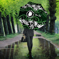 Personalised Cook Islands Mitiaro Umbrella Tiare Maori Polynesian Waves Tattoo