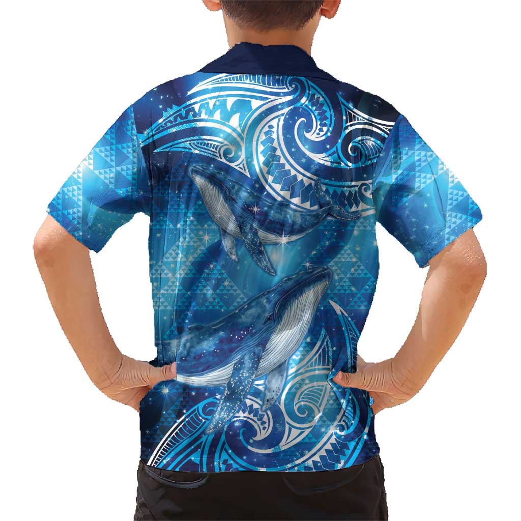 New Zealand Humpback Whale Matariki Hawaiian Shirt Maori New Year Taniko Niho Taniwha