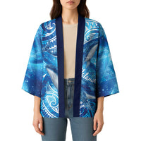 New Zealand Humpback Whale Matariki Kimono Maori New Year Taniko Niho Taniwha LT14 - Polynesian Pride