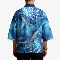 New Zealand Humpback Whale Matariki Kimono Maori New Year Taniko Niho Taniwha LT14 - Polynesian Pride