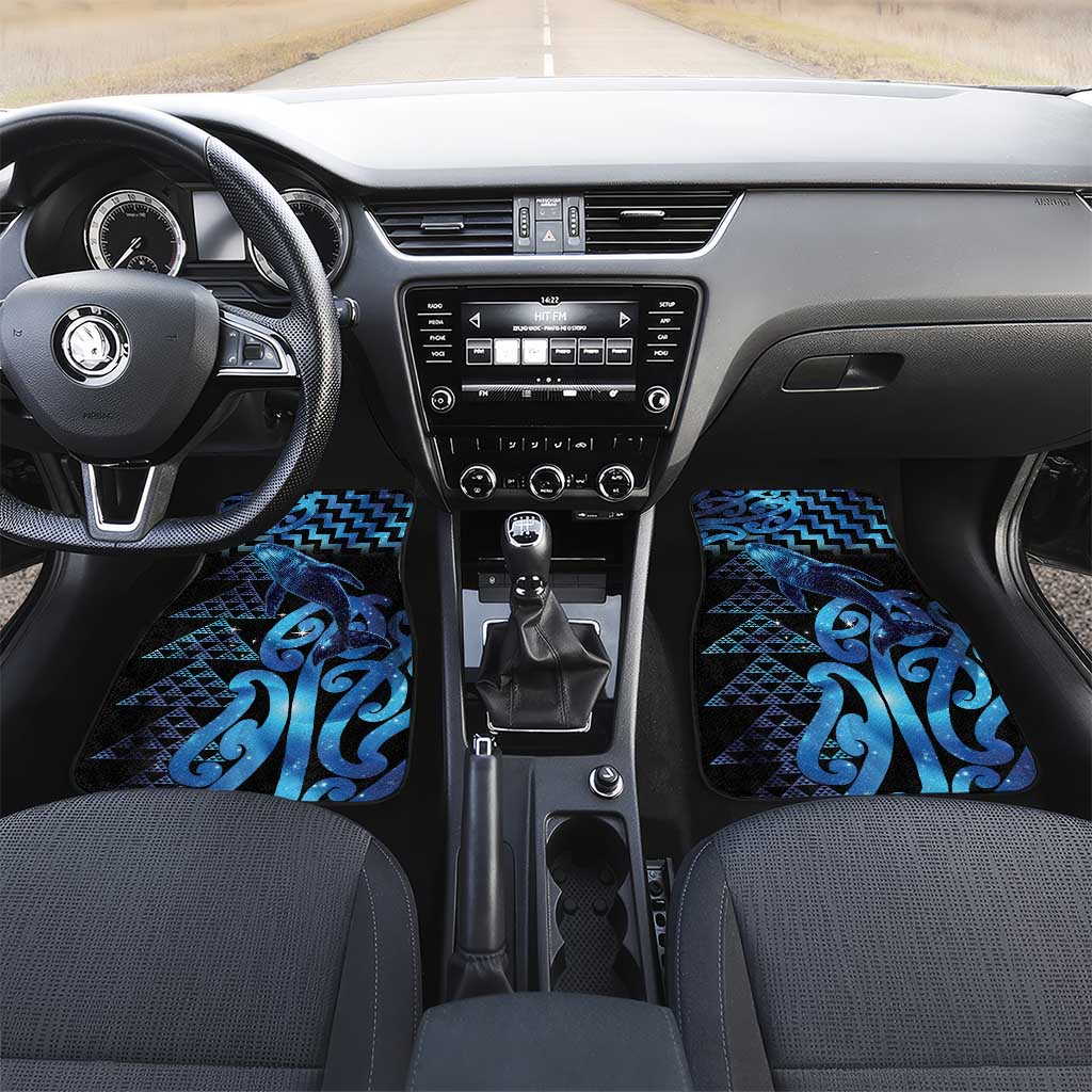 Humpback Whale Matariki New Zealand Car Mats NZ Maori Paikea Poutama Luxury Blue