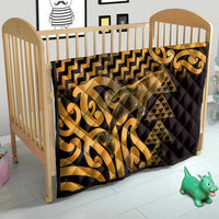 Humpback Whale Matariki New Zealand Quilt NZ Maori Paikea Poutama Luxury Gold LT14 - Polynesian Pride
