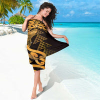 Humpback Whale Matariki New Zealand Sarong NZ Maori Paikea Poutama Luxury Gold
