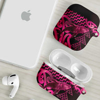 Humpback Whale Matariki New Zealand AirPods Case NZ Maori Paikea Poutama Luxury Pink