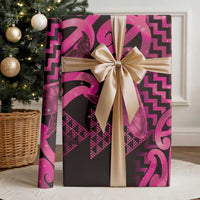 Humpback Whale Matariki New Zealand Wrapping Paper NZ Maori Paikea Poutama Luxury Pink LT14 - Polynesian Pride