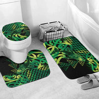 Humpback Whale Matariki New Zealand Bathroom Set NZ Maori Paikea Poutama Luxury Green