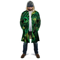 Humpback Whale Matariki New Zealand Cloak NZ Maori Paikea Poutama Luxury Green