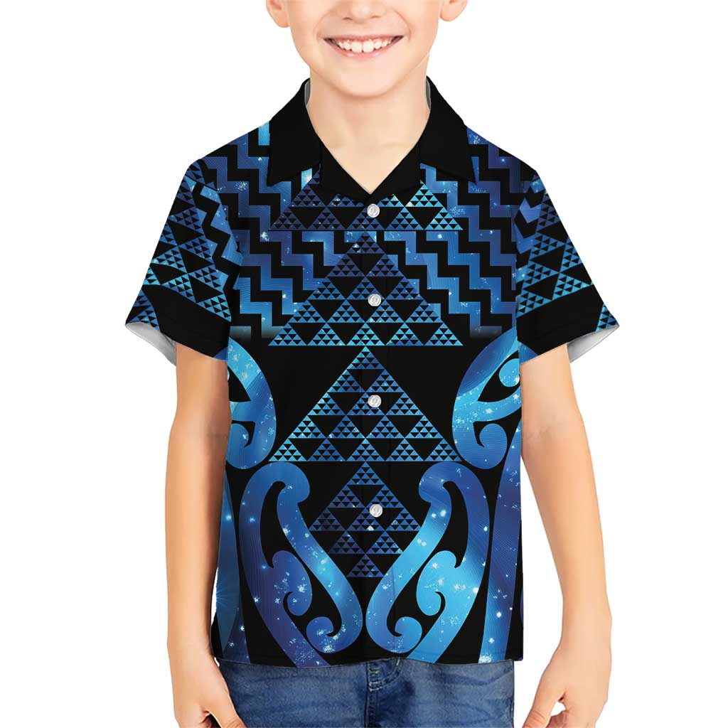 Taniko Motifs Matariki New Zealand Hawaiian Shirt NZ Niho Taniwha Poutama