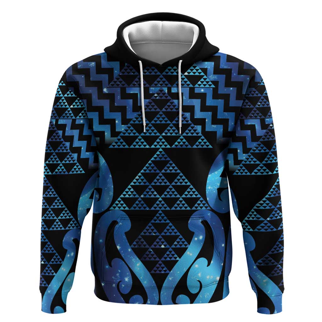 Taniko Motifs Matariki New Zealand Hoodie NZ Niho Taniwha Poutama