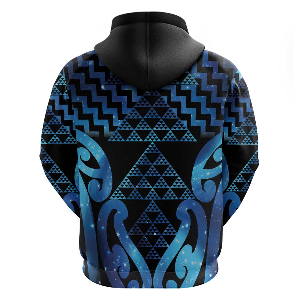Taniko Motifs Matariki New Zealand Hoodie NZ Niho Taniwha Poutama
