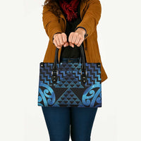 Taniko Motifs Matariki New Zealand Leather Bag NZ Niho Taniwha Poutama