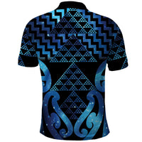 Taniko Motifs Matariki New Zealand Polo Shirt NZ Niho Taniwha Poutama