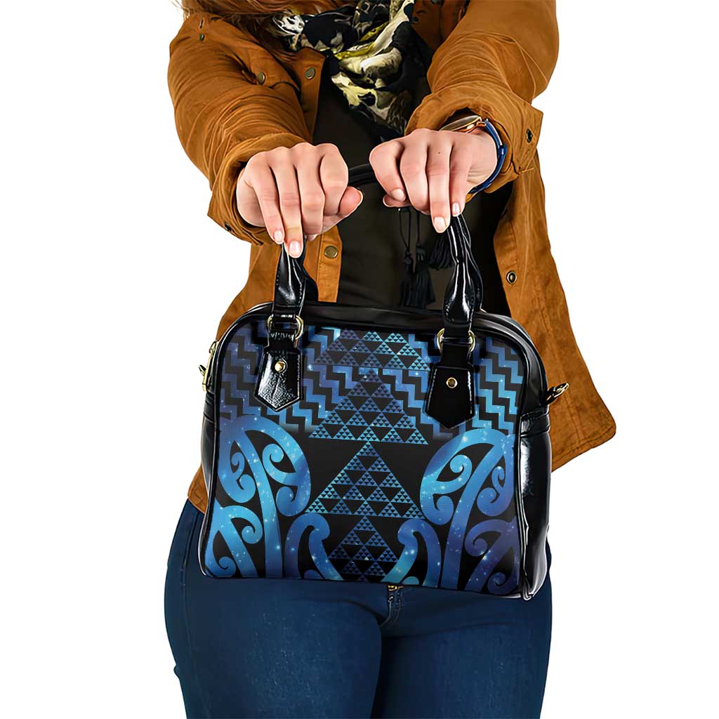 Taniko Motifs Matariki New Zealand Shoulder Handbag NZ Niho Taniwha Poutama