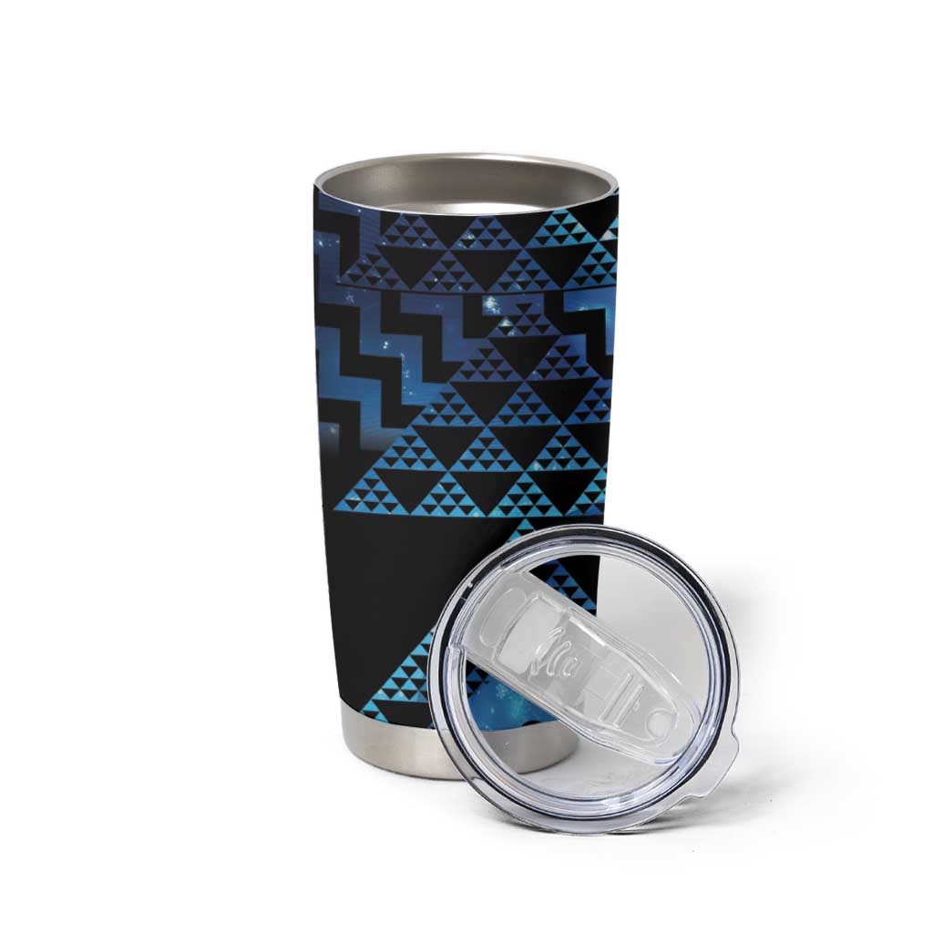 Taniko Motifs Matariki New Zealand Tumbler Cup NZ Niho Taniwha Poutama