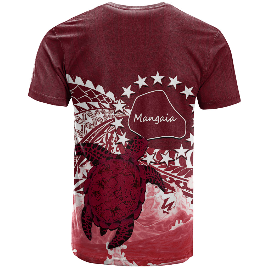 Cook Islands Mangaia Gospel Day T Shirt Polynesian Art With Sea Turtle