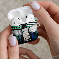 Aotearoa Korowai Motif AirPods Case Hei Tiki Poutama Maori Pattern - Polynesian Pride