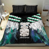 Aotearoa Korowai Motif Bedding Set Hei Tiki Poutama Maori Pattern