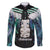 Aotearoa Korowai Motif Family Matching Mermaid Dress and Hawaiian Shirt Hei Tiki Poutama Maori Pattern