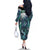 Aotearoa Korowai Motif Family Matching Off The Shoulder Long Sleeve Dress and Hawaiian Shirt Hei Tiki Poutama Maori Pattern