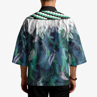 Aotearoa Korowai Motif Kimono Hei Tiki Poutama Maori Pattern - Polynesian Pride