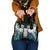 Aotearoa Korowai Motif Shoulder Handbag Hei Tiki Poutama Maori Pattern