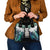 Aotearoa Korowai Motif Shoulder Handbag Hei Tiki Poutama Maori Pattern