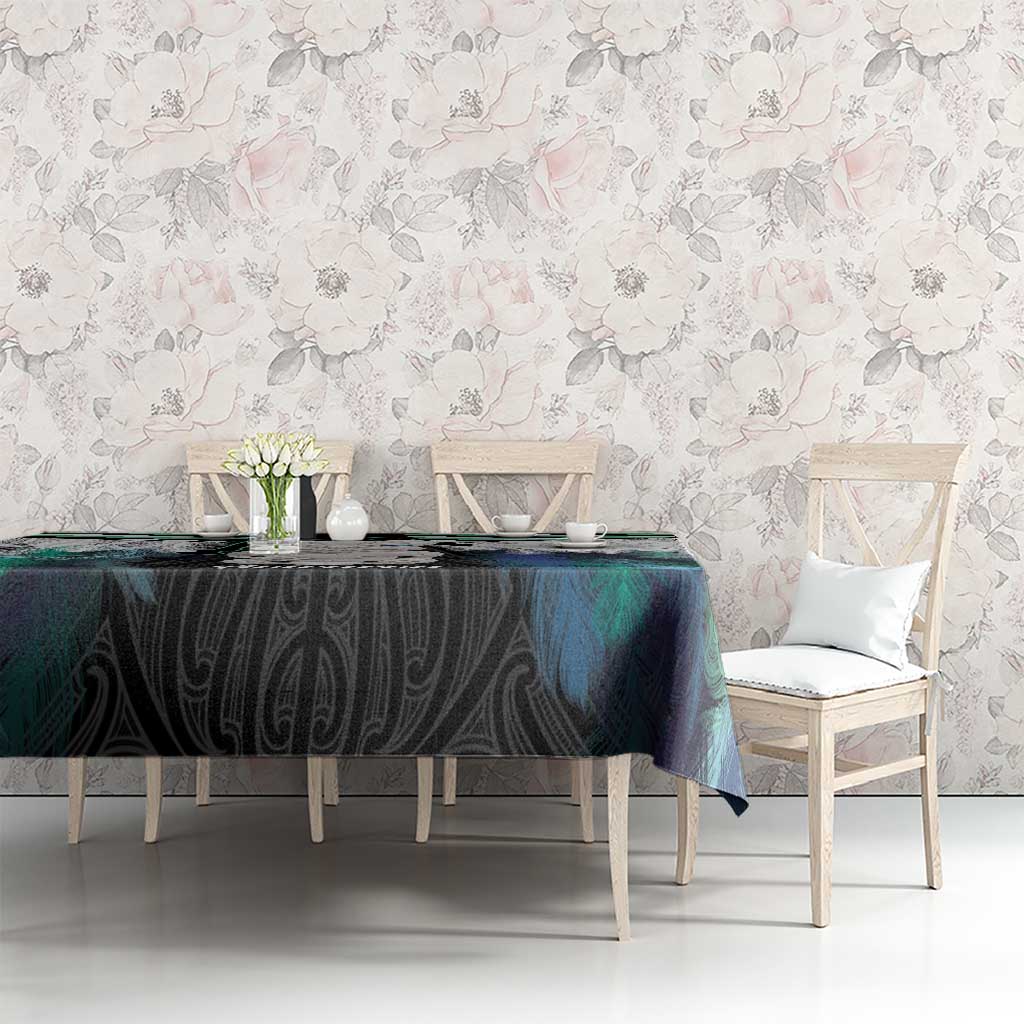 Aotearoa Korowai Motif Tablecloth Hei Tiki Poutama Maori Pattern