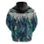 Aotearoa Korowai Motif Zip Hoodie Hei Tiki Poutama Maori Pattern