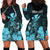 Personalised King Kamehameha Day Hawaii Hoodie Dress Polynesia Tribal Kanaka And Hibiscus Turquoise LT14 - Polynesian Pride