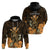 Polynesian Pride King Kamehameha Day Hawaii Hoodie Polynesia Tribal Kanaka and Hibiscus Gold LT14 - Polynesian Pride