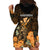 Polynesian Pride King Kamehameha Day Hawaii Hoodie Dress Polynesia Tribal Kanaka And Hibiscus Gold LT14 - Polynesian Pride