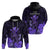 Polynesian Pride King Kamehameha Day Hawaii Hoodie Polynesia Tribal Kanaka and Hibiscus Purple LT14 - Polynesian Pride