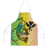 Hawaii Blue Marlin Fishing Apron Hawaiian Kanaka Kakau Reggae
