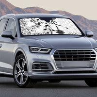 Japan And Hawaii Auto Sun Shade Sakura Koi Fish Hawaiian Lei Kanaka - Polynesian Pride