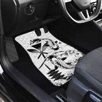 Japan And Hawaii Car Mats Sakura Koi Fish Hawaiian Lei Kanaka - Polynesian Pride