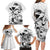 Japan And Hawaii Family Matching Long Sleeve Bodycon Dress and Hawaiian Shirt Sakura Koi Fish Hawaiian Lei Kanaka - Polynesian Pride